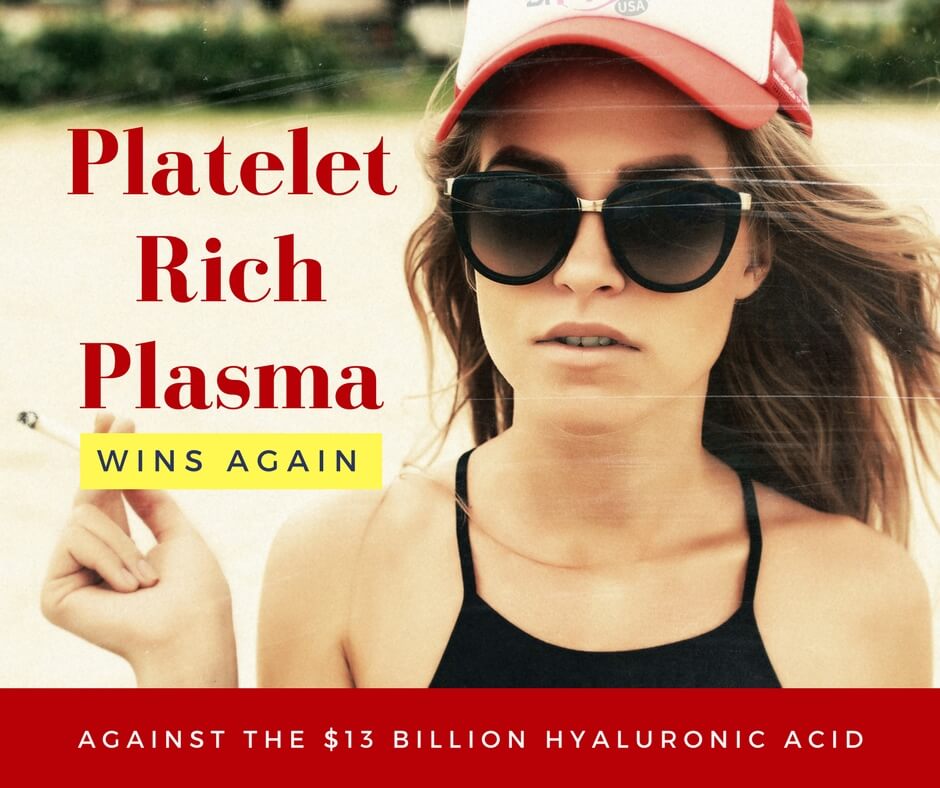 Did Platelet-Rich Plasma Just Crush $13 Billion Hyaluronic Acid?