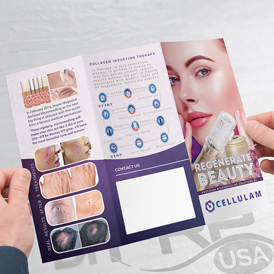 PRP Therapy Marketing Brochure – Facial