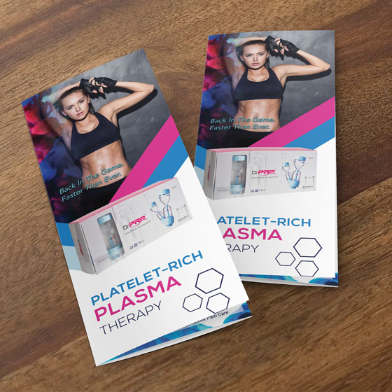 PRP Therapy Marketing Brochure – Sports Medicine