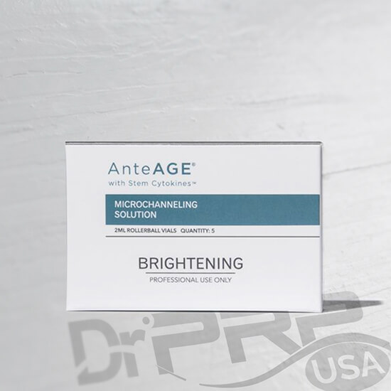 AnteAGE MD — Microchanneling: Brightening Solution