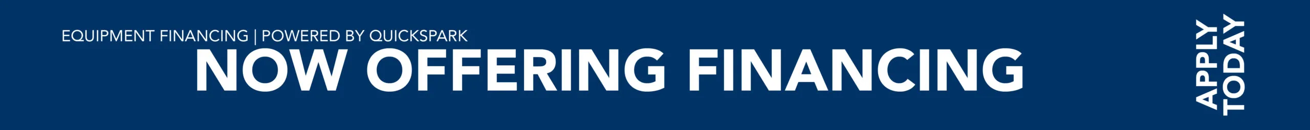 Now Offering Financing